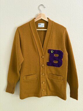 1950s Vintage Letter Sweater "B" - AMF
